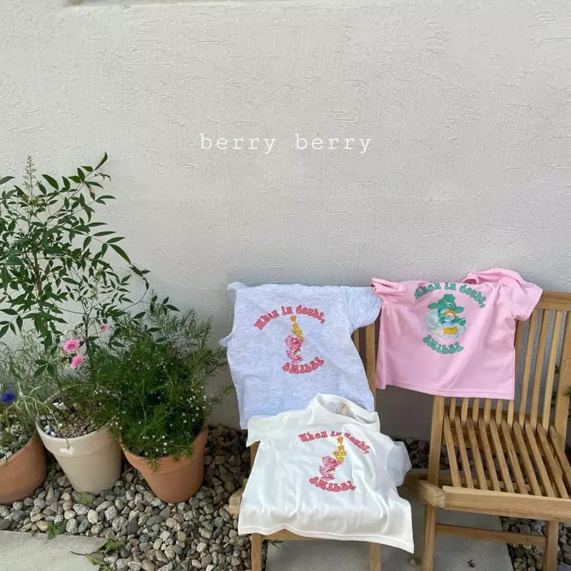 Berry Berry - Korean Children Fashion - #kidzfashiontrend - Bear Tee - 2