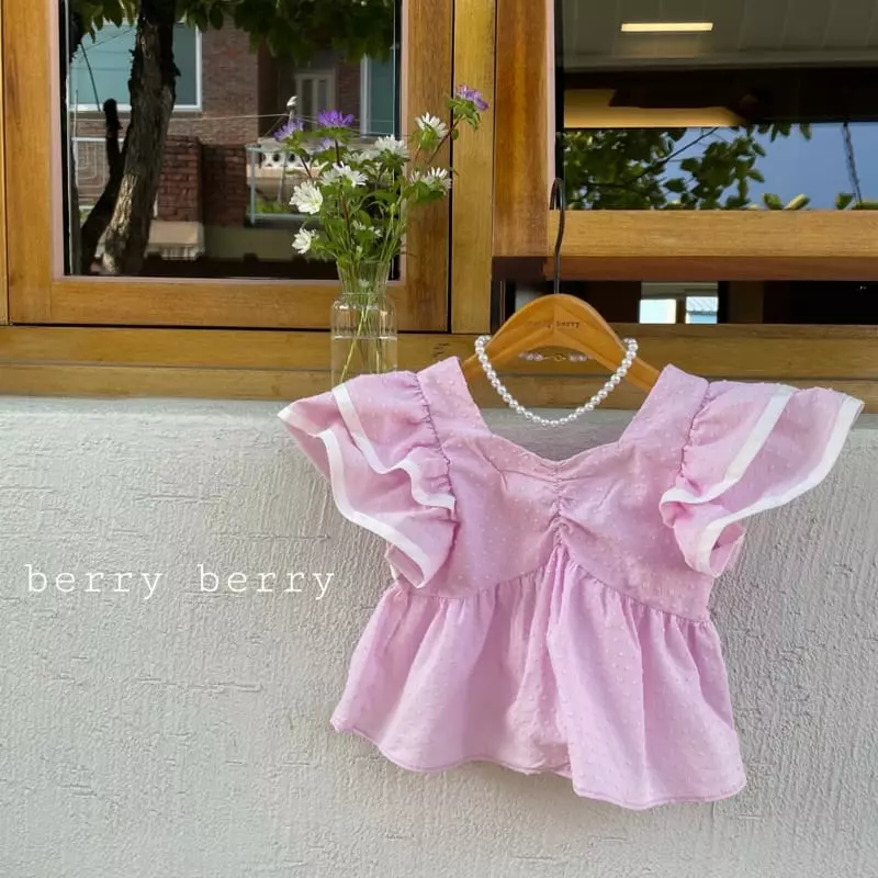 Berry Berry - Korean Children Fashion - #minifashionista - Tok Tok Blouse - 5