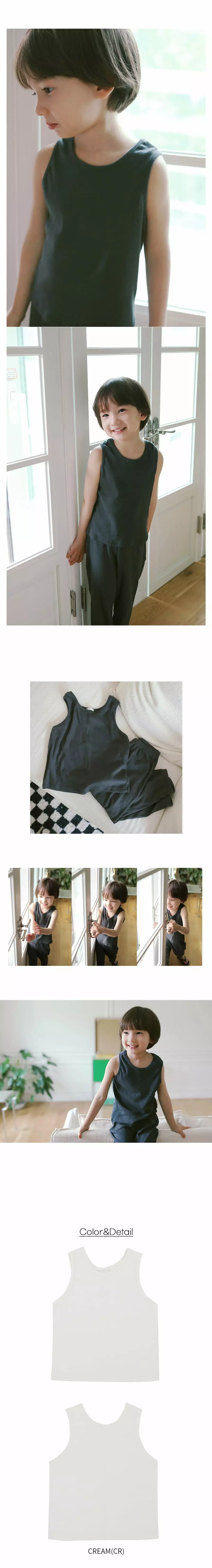 Bien a Bien - Korean Children Fashion - #designkidswear - Touser Sleeveless - 3