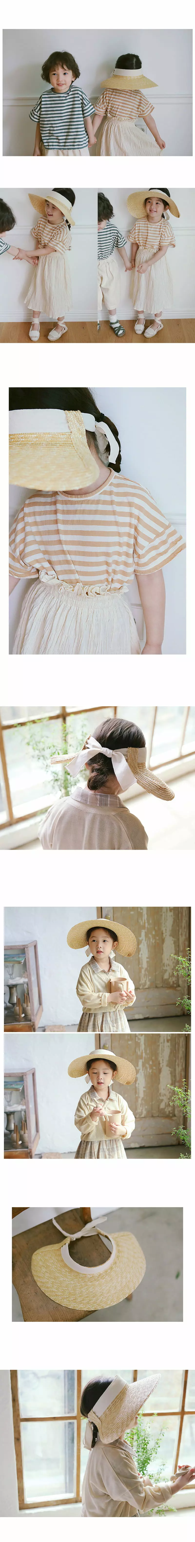 Bien a Bien - Korean Children Fashion - #fashionkids - Sobe Ribbon Sun Cap - 2