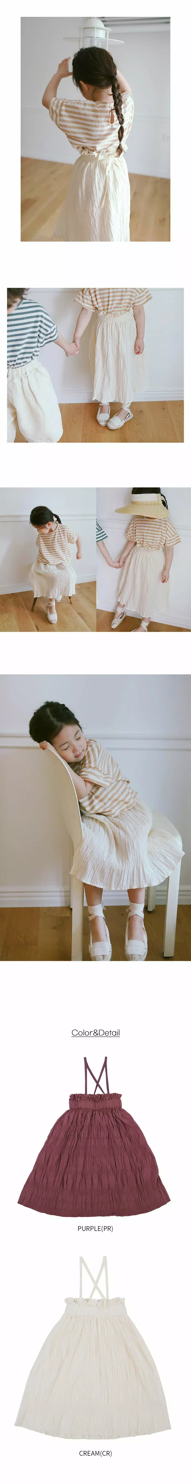 Bien a Bien - Korean Children Fashion - #kidsstore - Roa Long Skirt - 3