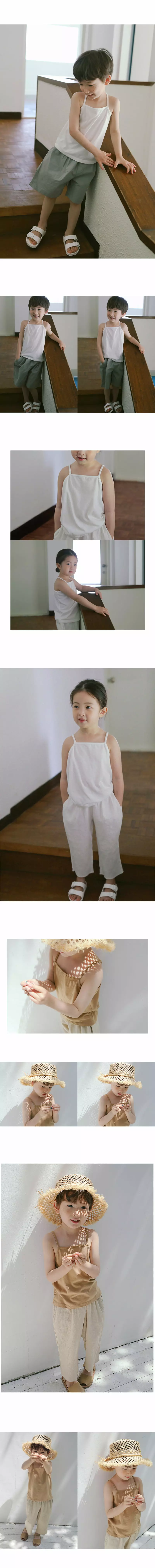 Bien a Bien - Korean Children Fashion - #kidsstore - Griby String Sleeveless - 2