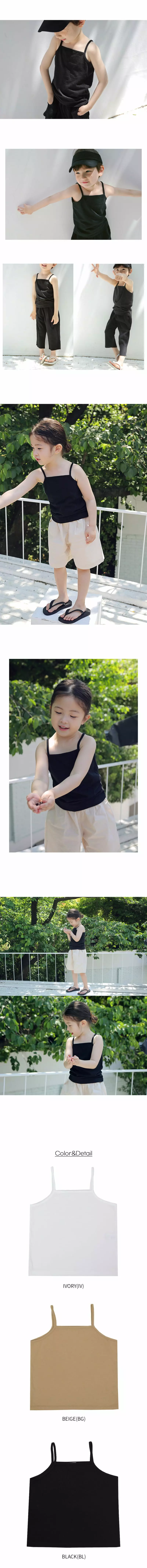 Bien a Bien - Korean Children Fashion - #kidzfashiontrend - Griby String Sleeveless - 3
