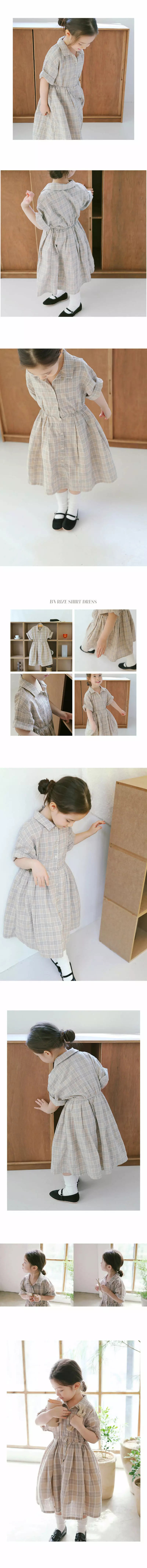 Bien a Bien - Korean Children Fashion - #toddlerclothing - Rize Shirt One-piece - 2