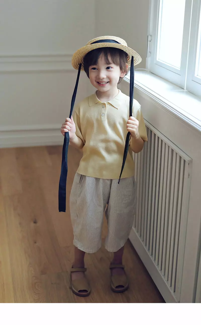 Bien a Bien - Korean Children Fashion - #toddlerclothing - Shope Collar Knit