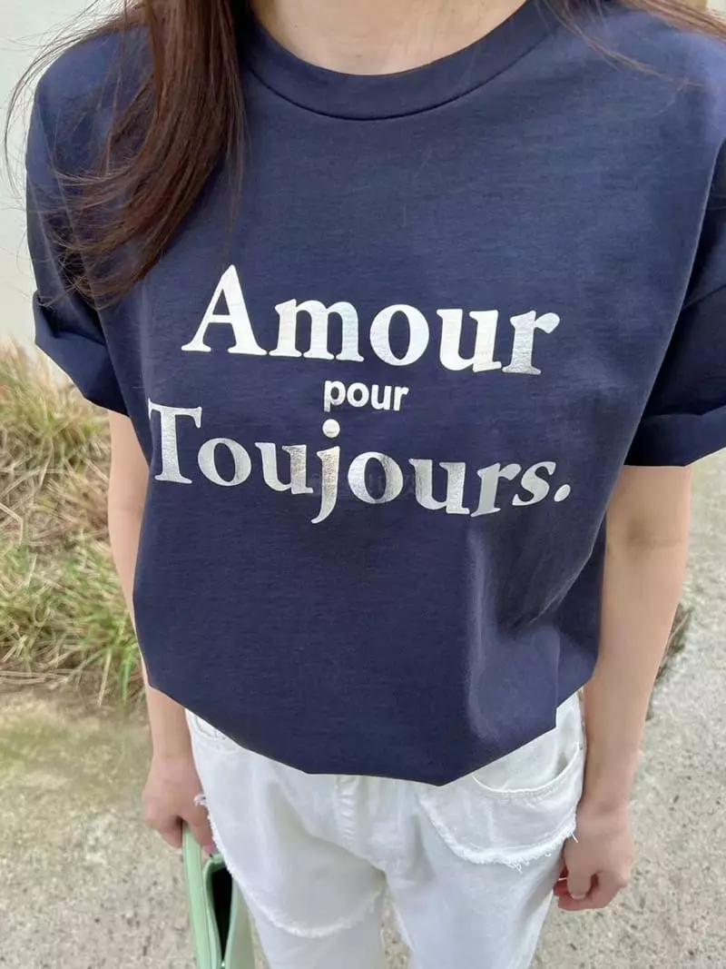 Binus - Korean Women Fashion - #momslook - Amor Tee