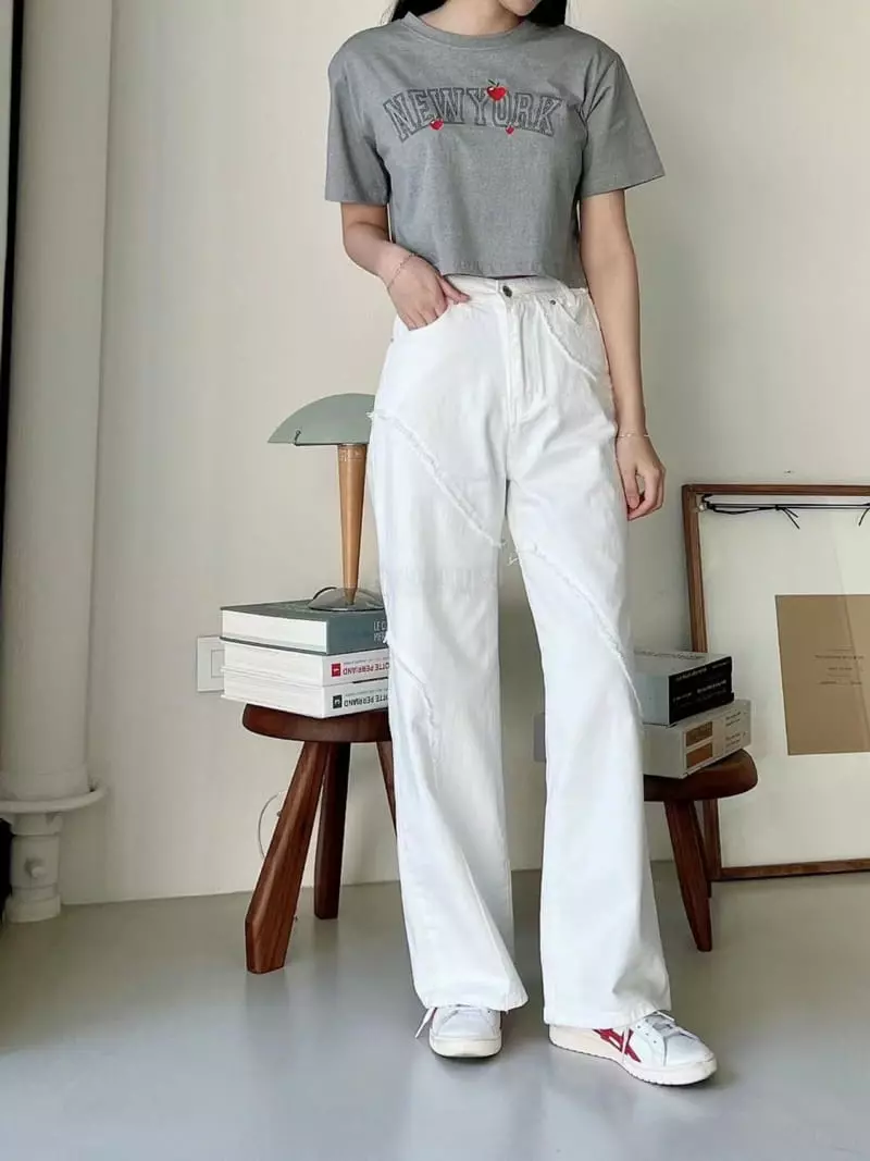 Binus - Korean Women Fashion - #vintagekidsstyle - New York Tee - 4