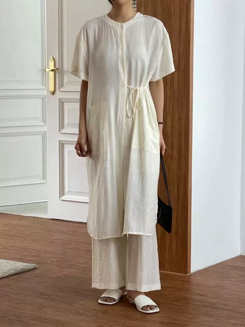 Binus - Korean Women Fashion - #romanticstyle - Lilly Shirt One-piece