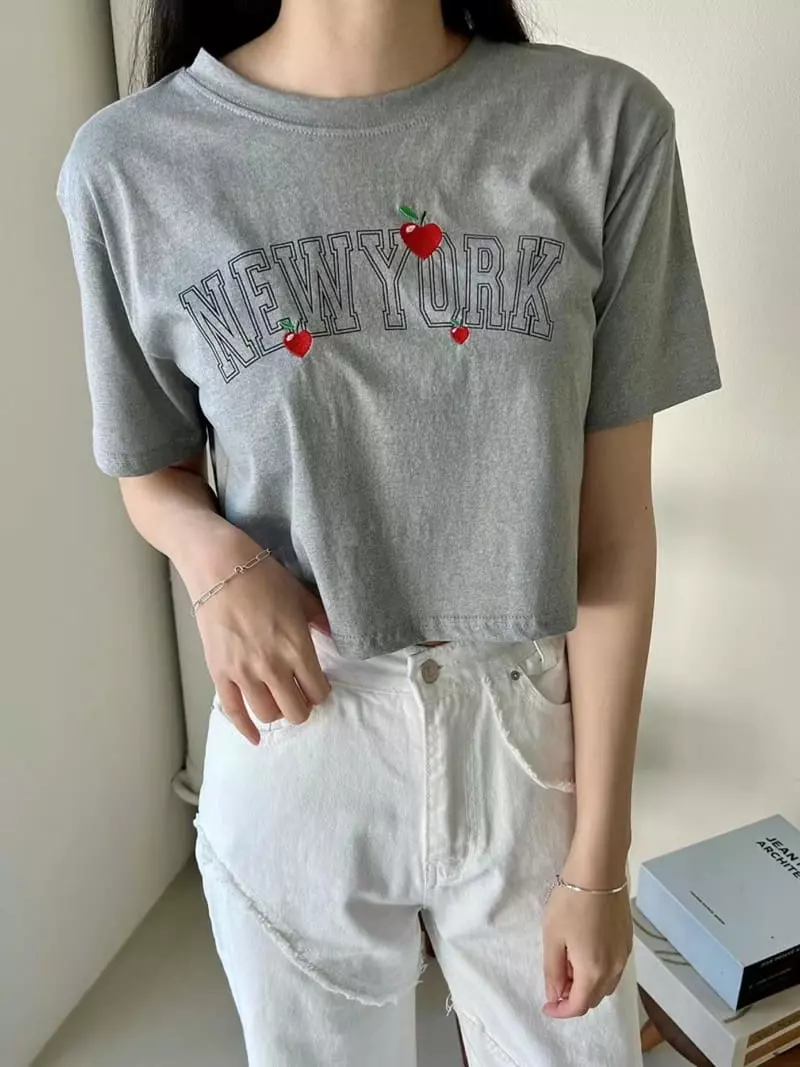 Binus - Korean Women Fashion - #vintagekidsstyle - New York Tee - 3