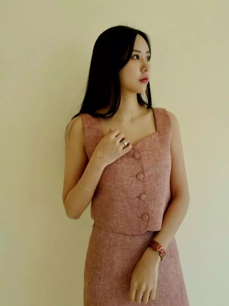 Binus - Korean Women Fashion - #womensfashion - Linen Vest - 2