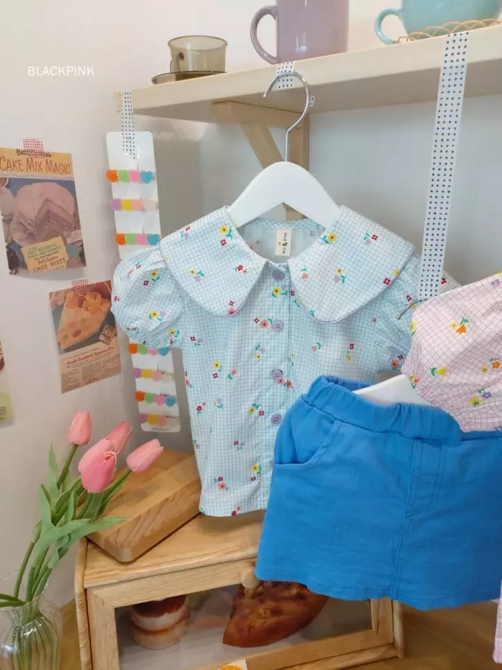 Black Pink - Korean Children Fashion - #childofig - Candy Pping Blouse - 5
