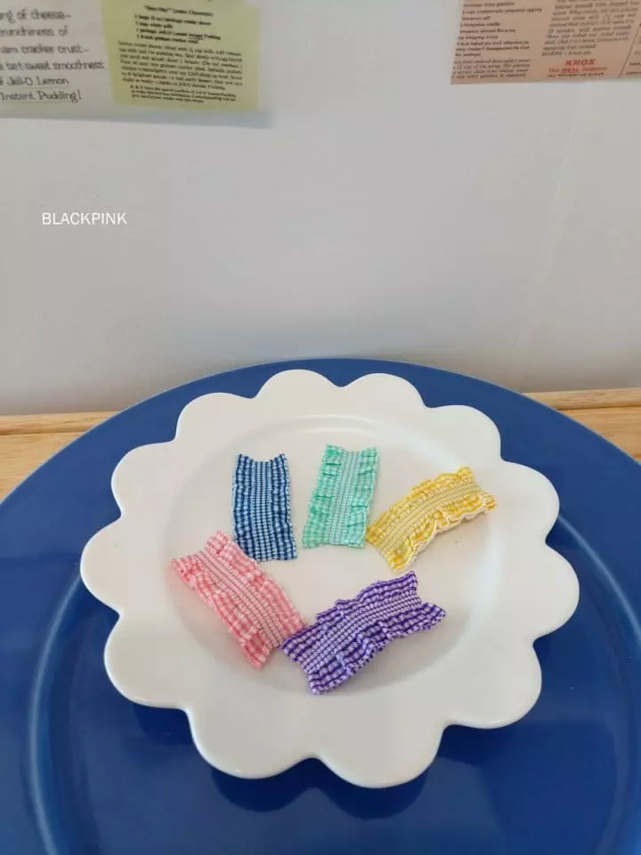 Black Pink - Korean Children Fashion - #childrensboutique - Jjogle Check Hairband - 3