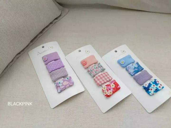 Black Pink - Korean Children Fashion - #kidsstore - Baby Cushion Hairpin - 4