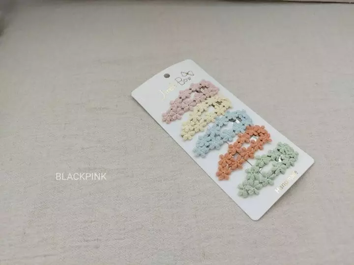 Black Pink - Korean Children Fashion - #magicofchildhood - Flower Hairpin