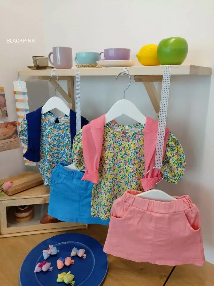 Black Pink - Korean Children Fashion - #magicofchildhood - Charming Puff Tee - 4