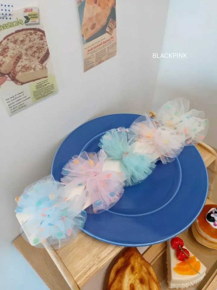 Black Pink - Korean Children Fashion - #minifashionista - Neon Dot Hairpin