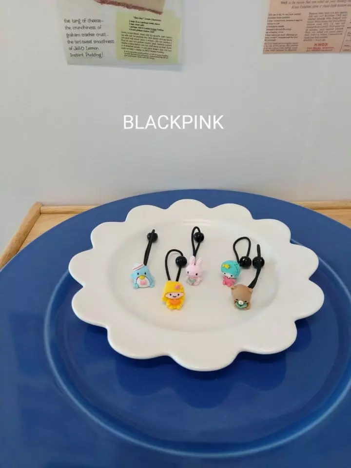Black Pink - Korean Children Fashion - #toddlerclothing - Bell Hairpin - 2