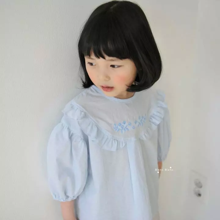 Blancblanc - Korean Children Fashion - #Kfashion4kids - Quilting Wrinkle Blouse - 10