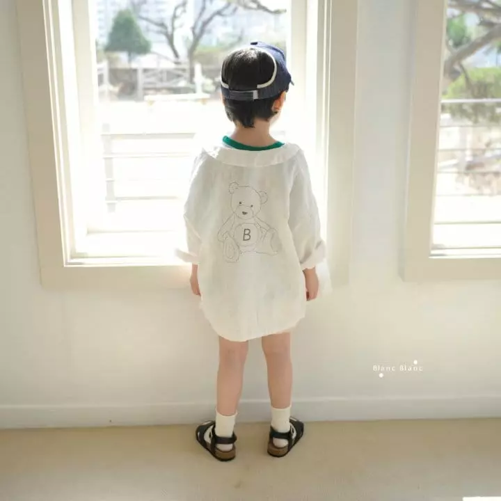 Blancblanc - Korean Children Fashion - #Kfashion4kids - B Bear Shirt Jacket - 9
