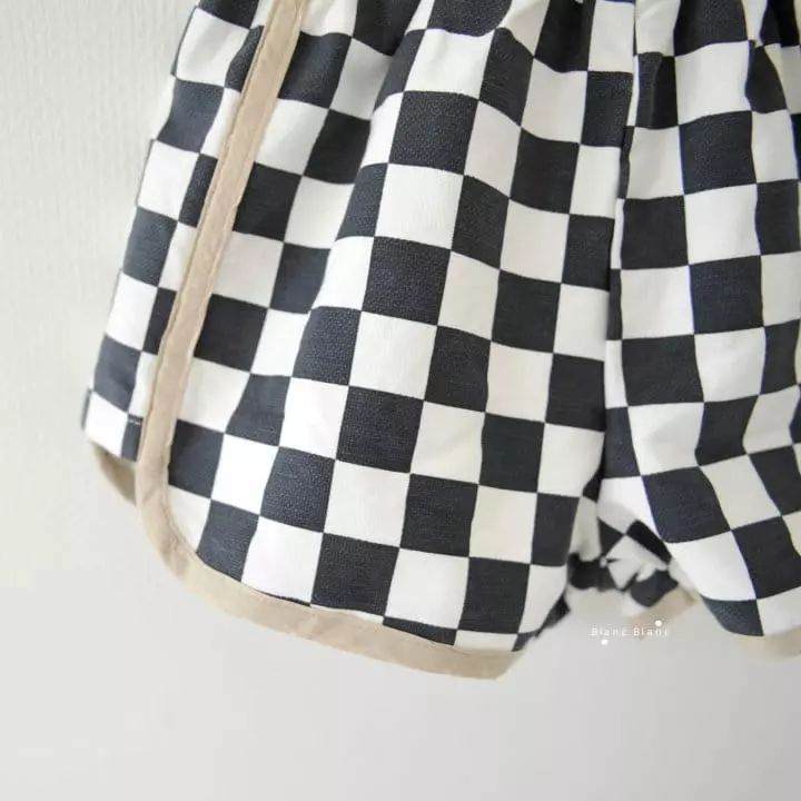 Blancblanc - Korean Children Fashion - #Kfashion4kids - Chess Shorts - 5