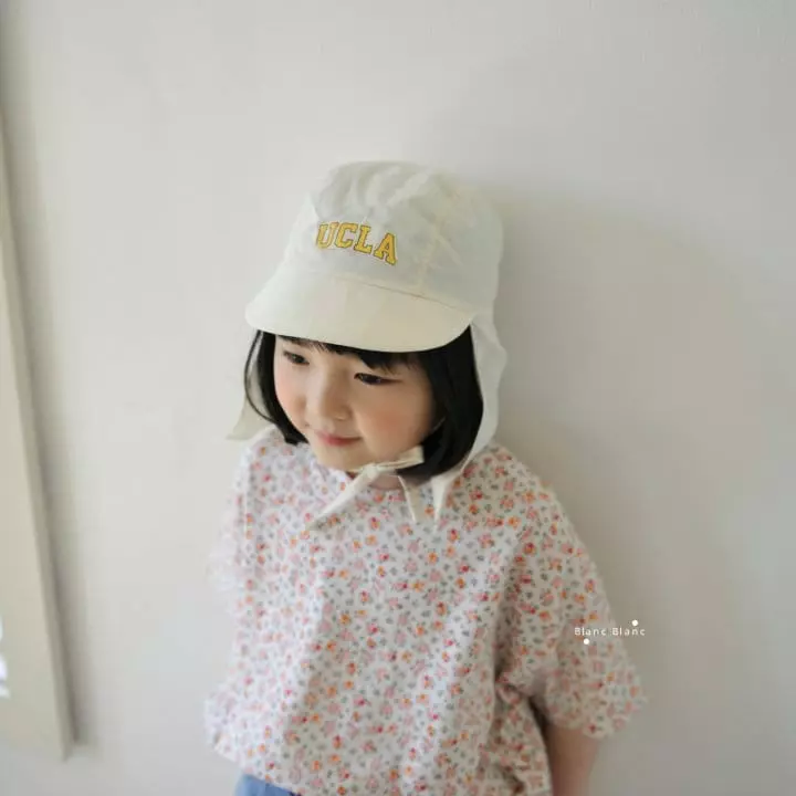 Blancblanc - Korean Children Fashion - #childofig - Flower Boxy Tee - 7