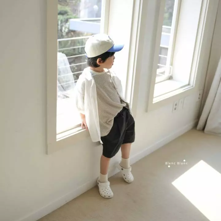 Blancblanc - Korean Children Fashion - #prettylittlegirls - Eco Pin Boxy Tee - 4