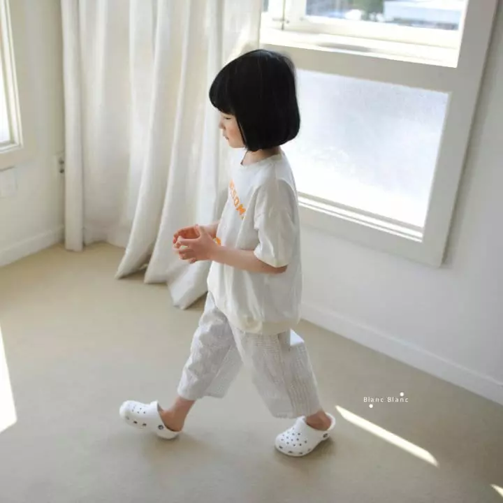 Blancblanc - Korean Children Fashion - #childrensboutique - One Tuck Square Pants