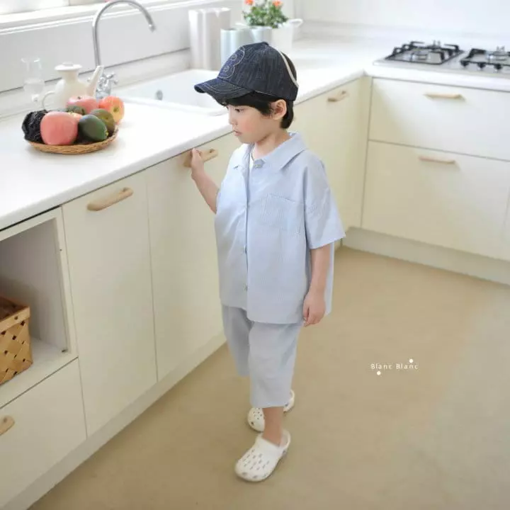 Blancblanc - Korean Children Fashion - #childrensboutique - Shirt Top Bottom Set - 9