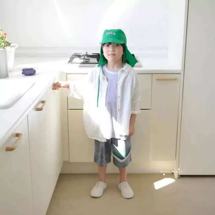 Blancblanc - Korean Children Fashion - #designkidswear - Eco Pin Boxy Tee - 7