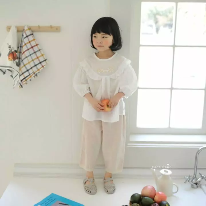 Blancblanc - Korean Children Fashion - #discoveringself - Quilting Wrinkle Blouse - 5
