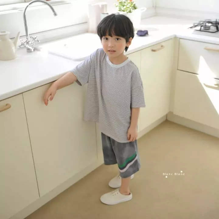 Blancblanc - Korean Children Fashion - #fashionkids - Eco Pin Boxy Tee - 9