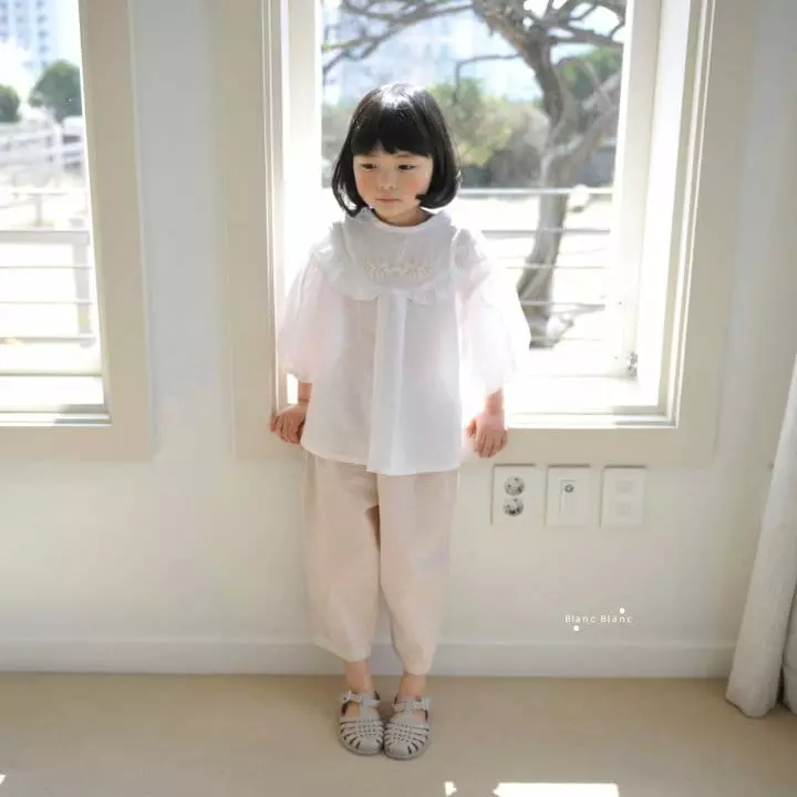 Blancblanc - Korean Children Fashion - #fashionkids - Quilting Wrinkle Blouse - 6