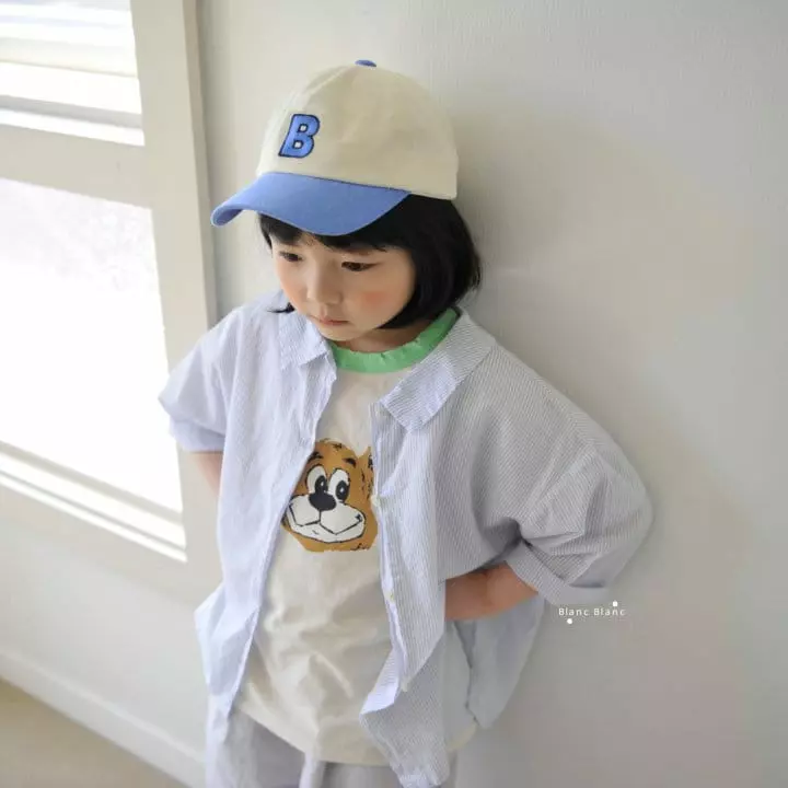 Blancblanc - Korean Children Fashion - #fashionkids - B Bear Shirt Jacket - 5