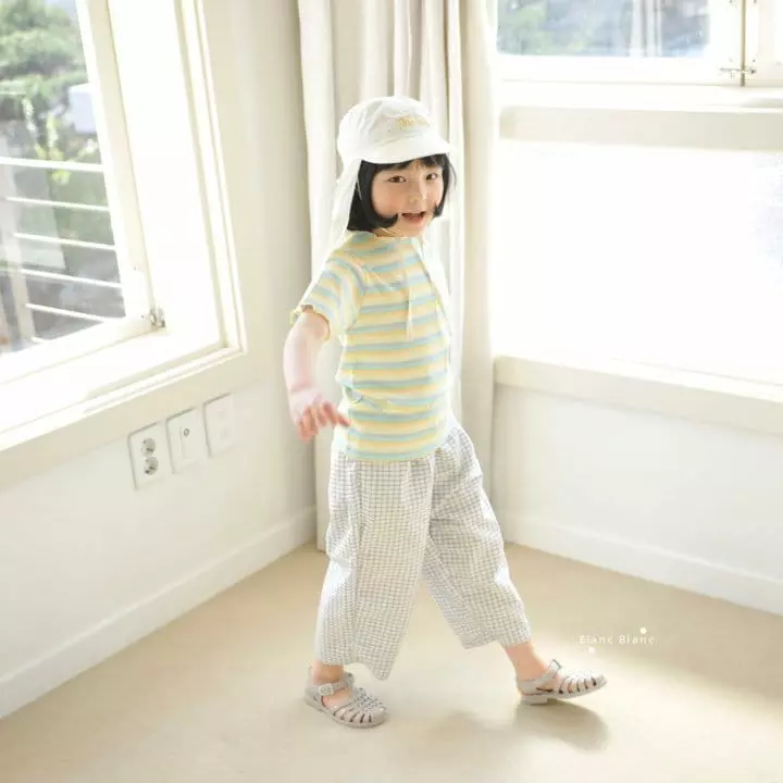 Blancblanc - Korean Children Fashion - #discoveringself - One Tuck Square Pants - 4