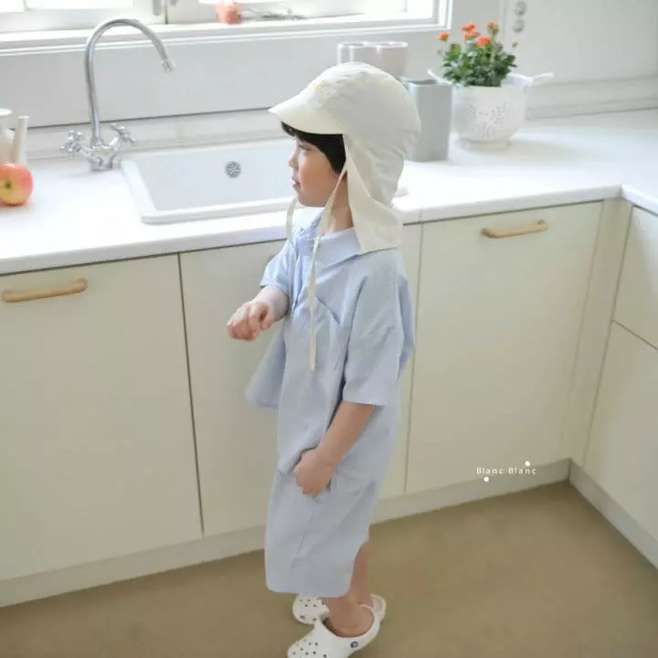 Blancblanc - Korean Children Fashion - #fashionkids - Shirt Top Bottom Set - 12