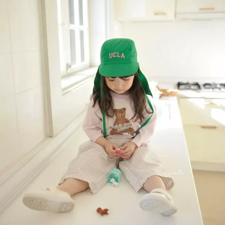 Blancblanc - Korean Children Fashion - #kidsshorts - Happy Bear Tee - 5