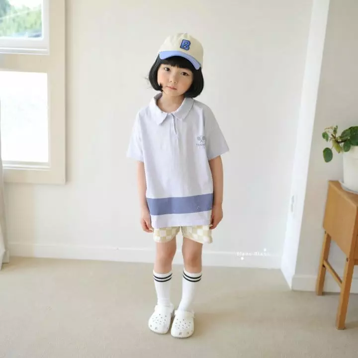 Blancblanc - Korean Children Fashion - #kidsshorts - Tennis Tee