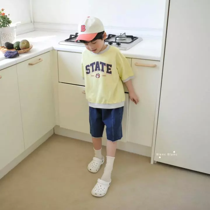 Blancblanc - Korean Children Fashion - #kidsstore - State Tee - 7