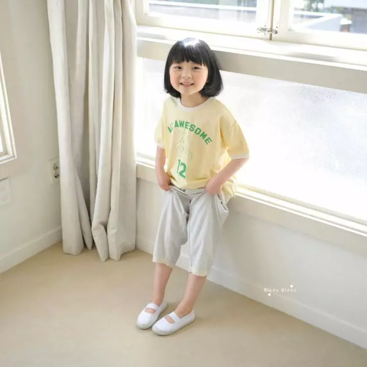 Blancblanc - Korean Children Fashion - #kidsshorts - Awesome Bear Tee - 4