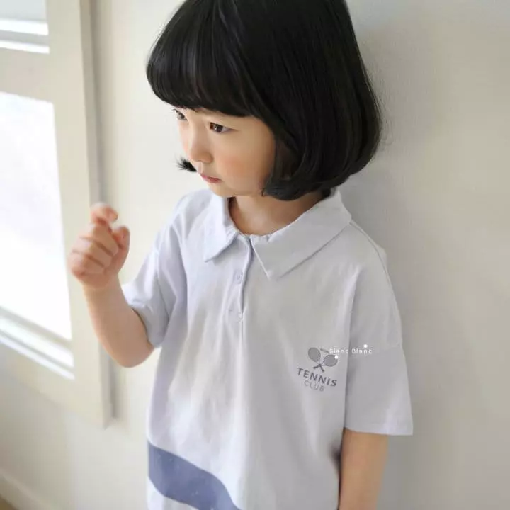 Blancblanc - Korean Children Fashion - #kidsstore - Tennis Tee - 2