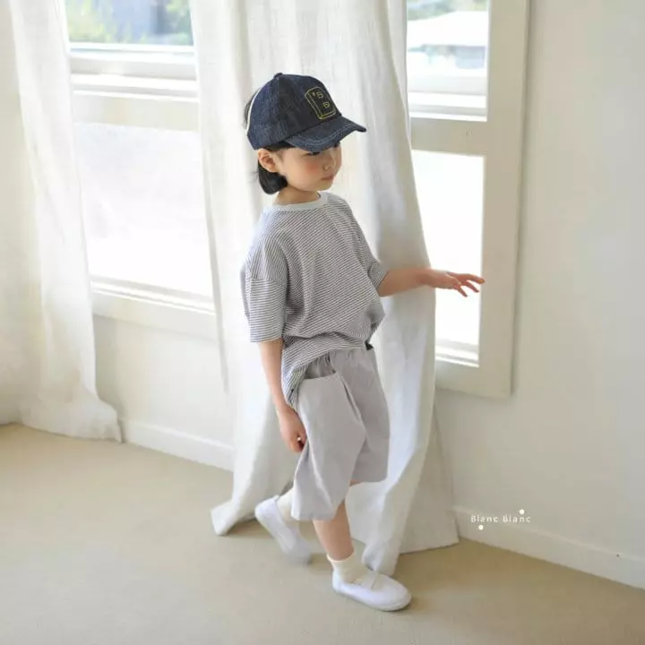 Blancblanc - Korean Children Fashion - #kidsstore - Eco Pin Boxy Tee - 11