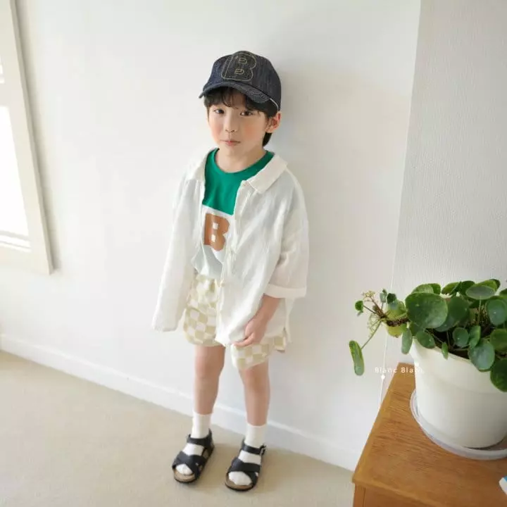Blancblanc - Korean Children Fashion - #kidsstore - B Bear Shirt Jacket - 7