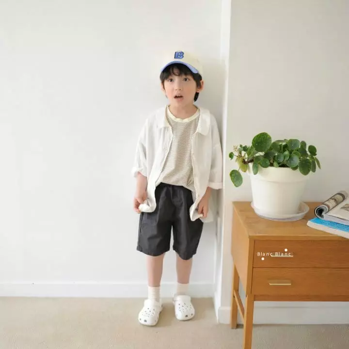 Blancblanc - Korean Children Fashion - #kidsstore - Square Pocket Pants - 5