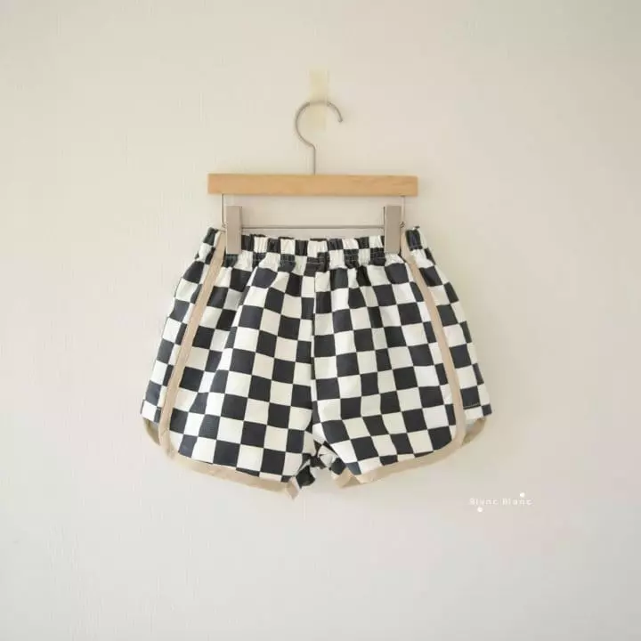 Blancblanc - Korean Children Fashion - #kidsstore - Chess Shorts - 3