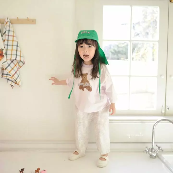 Blancblanc - Korean Children Fashion - #kidzfashiontrend - Happy Bear Tee - 7