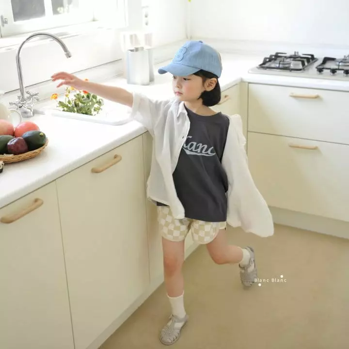 Blancblanc - Korean Children Fashion - #kidsstore - Blanc Simple Tee - 4
