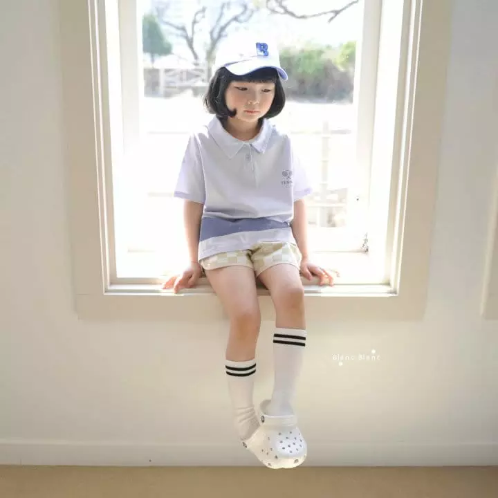 Blancblanc - Korean Children Fashion - #kidzfashiontrend - Tennis Tee - 3
