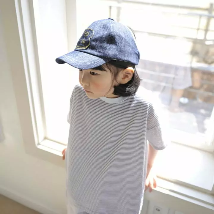 Blancblanc - Korean Children Fashion - #kidzfashiontrend - Eco Pin Boxy Tee - 12