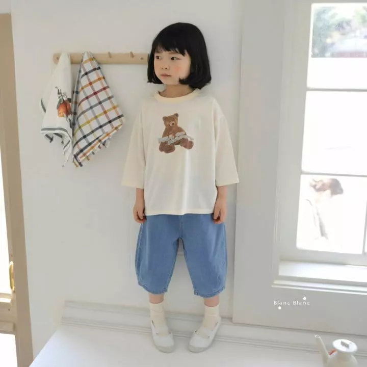 Blancblanc - Korean Children Fashion - #littlefashionista - Happy Bear Tee - 9