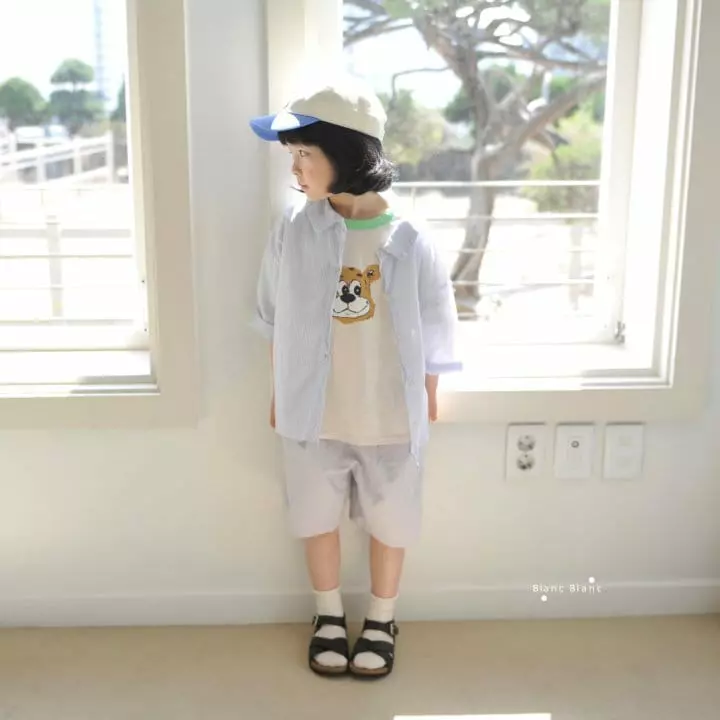 Blancblanc - Korean Children Fashion - #littlefashionista - UCLA Bear Tee - 8
